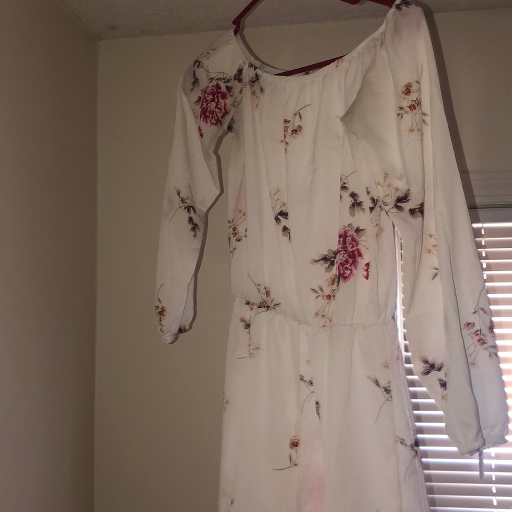 Women’s white floral romper